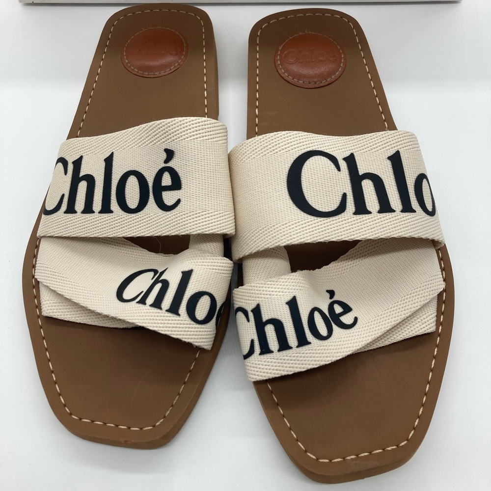 Chloé Woody Flat Sandals Size 39 US Size 9